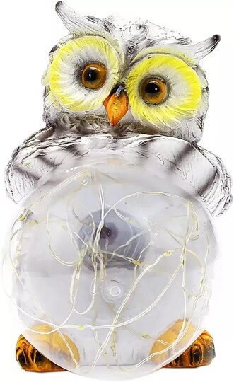 SP; OWL LED Solar Garden Light Lamp for Patio Backyard Outdoor Yard Decoration; Category:Solar Lighting; Image:1